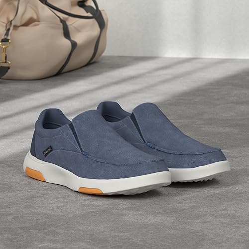 Miniatura 10 de OrthoComfoot Mocasines ortopédicos sin cordones para hombre con soporte de arco mocasines ortopédicos cómodos para fascitis plantar, zapatos planos