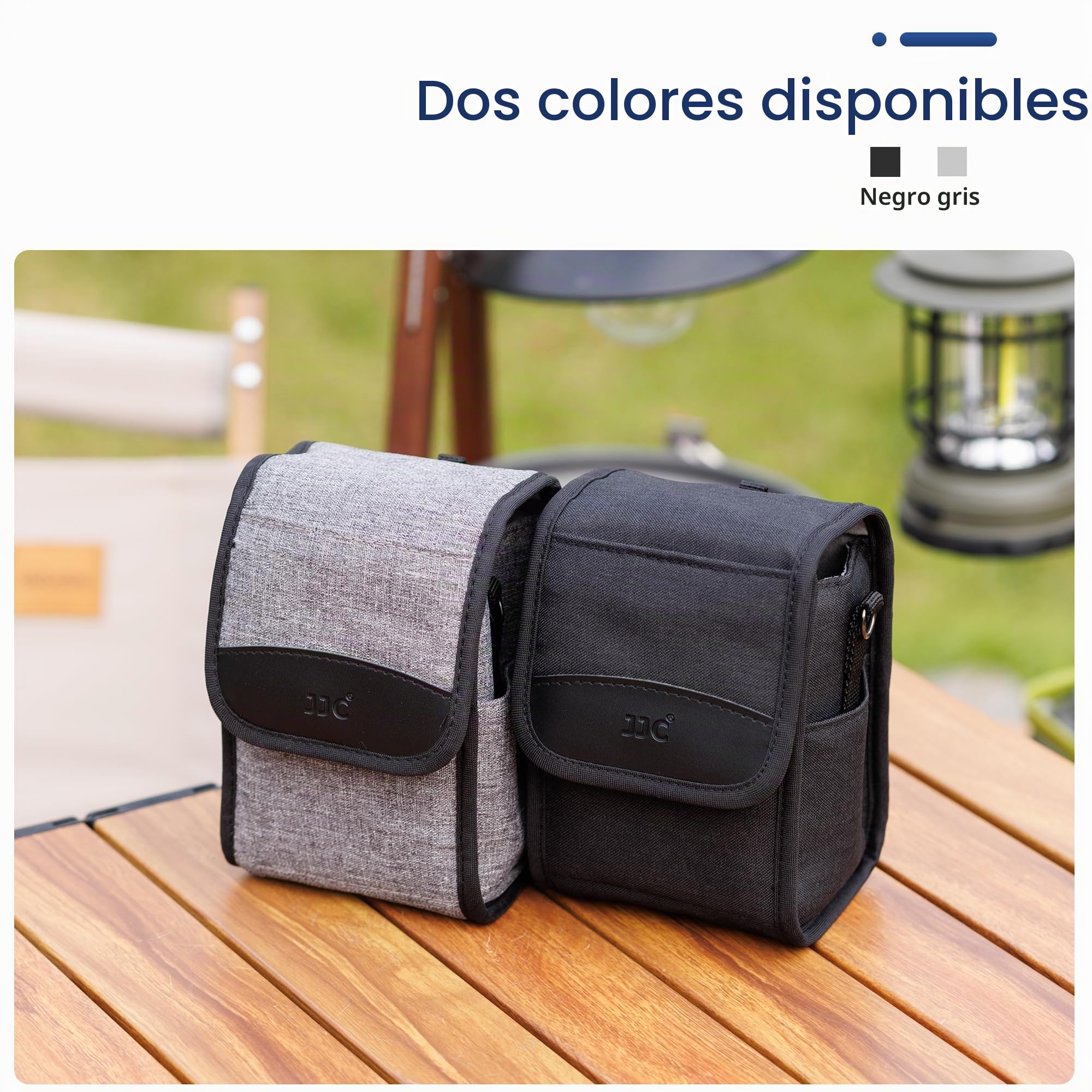 JJC Estuche para Cámaras Digitales Compactas, Bolsa Viaje para Fuji X100VI X100V para Sony a6700 a6500 a6400 con 16-50mm para Canon EOS M50 G1X para Nikon Z30 Z50 para GRIII para Leica SOFORT2, Negro