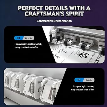 Hydrogel Film Cutting Machine, Intelligent Automatic Cutter for Mobile Phones, Tablets, Computers, DIY Function, Offline Support, 16