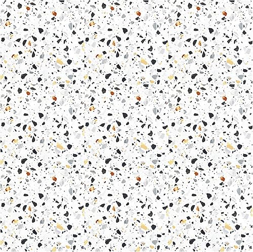 Tivoli Home Decor - Azulejos de vinilo autoadhesivos, 45 azulejos de 12 x 12 pulgadas, mosaico, despegar y pegar, suelos de bricolaje para cocina,