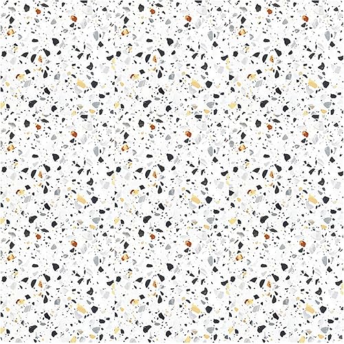 Tivoli Self Adhesive Vinyl Floor Tiles, 45 Tiles - 12" x 12", Mosaic - Peel & Stick, DIY Flooring for Kitchen, Dining Room, Bedrooms, Basements & Bathrooms by Achim Home Decor