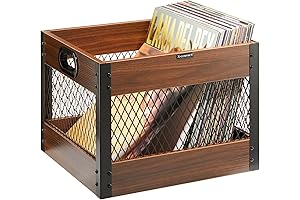 X-cosrack Vinyl Record Storage Crate: The Perfect Addition to Your Vinyl Collection