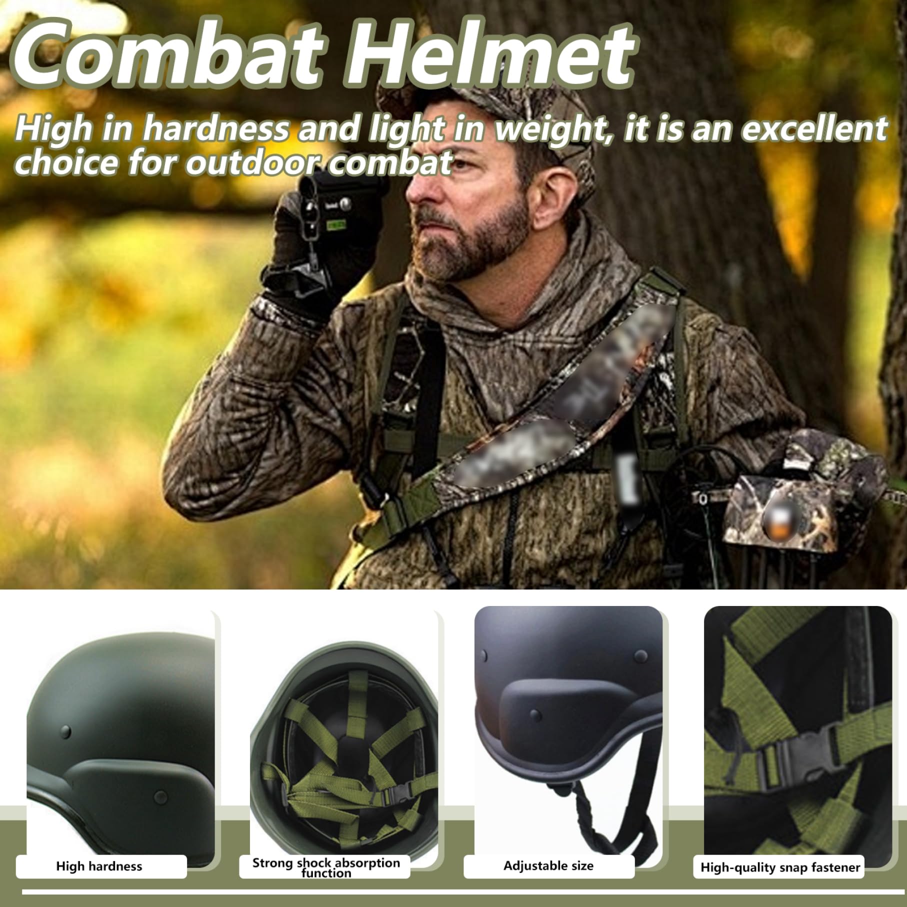 Casco dell'Esercito Casco Protettivo in plastica per Softair balistico per Cosplay Costume Attrezzatura da Caccia Accessori SWAT balistico per Softair