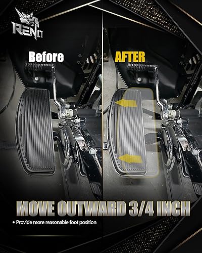 Miniatura 5 de RENO Kit de extensión para tablero de suelo de conductor 450 espaciador de extensión exterior de tablero de suelo de 34 pulgadas compatible con