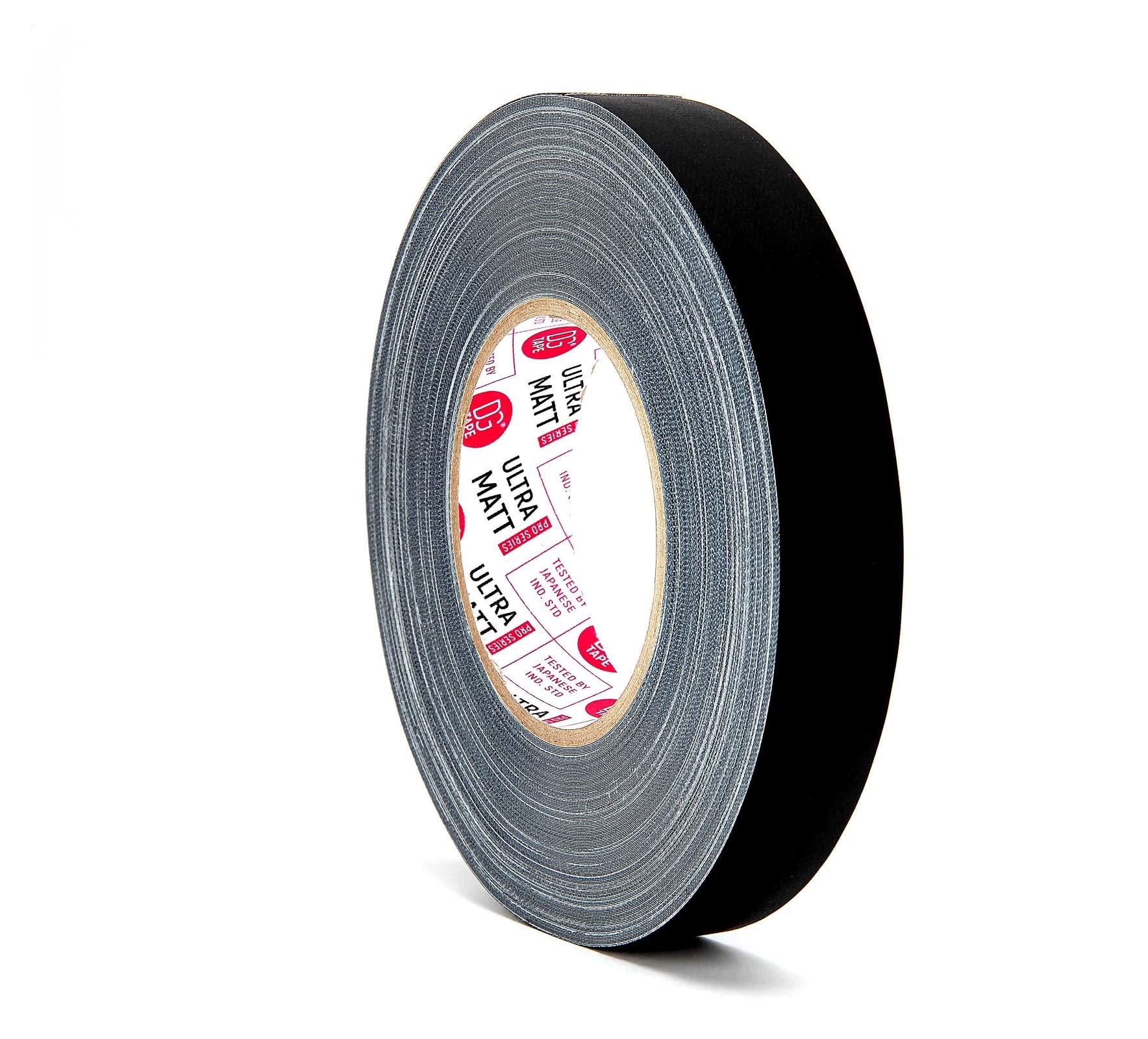 DGTAPE 1in X 60ya - Black ultraMATT Spike Gaffer Tape. Matte Finish + Natural Rubber Adhesive. UM25/50/B (1 in X 60 ya, Black)