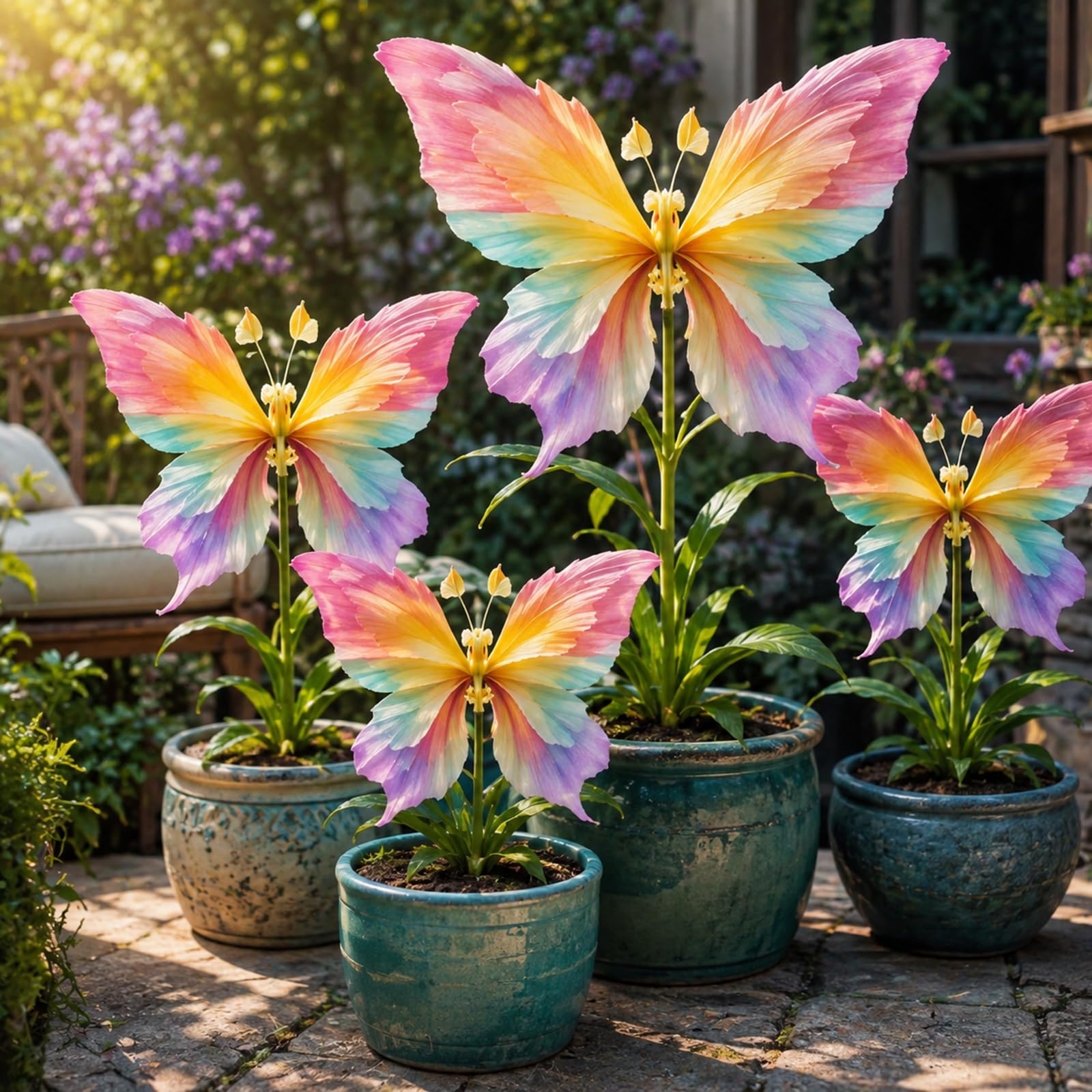 Perennial-Butterfly Lily Bulbs for Planting, Beautiful Garden Flowers Plant Bulbs,Garden Flowers,Wedding Flowers,Hardy Perennial-14 Bulbs-E