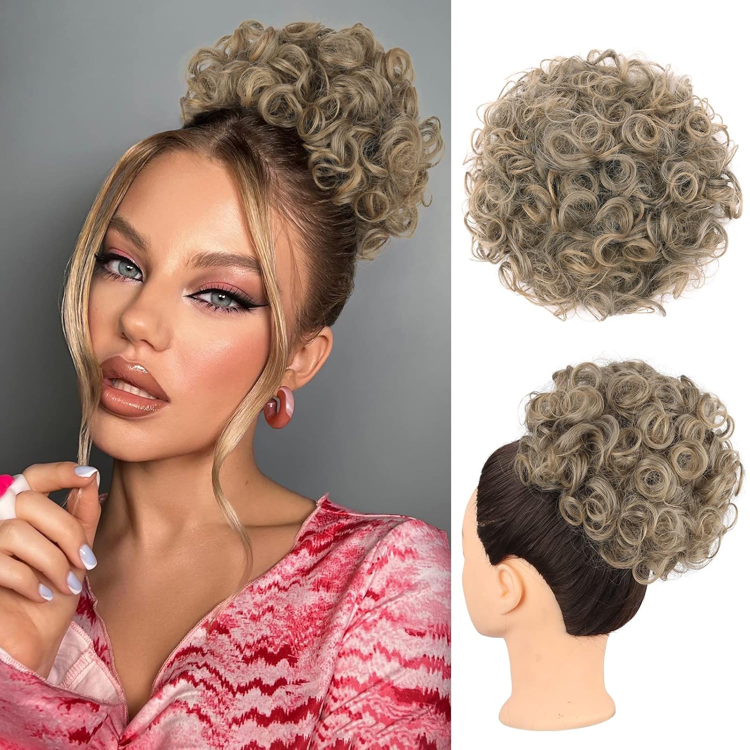 Oseti Hair Buns Hair Piece Clip in Bun Hair Pieces for