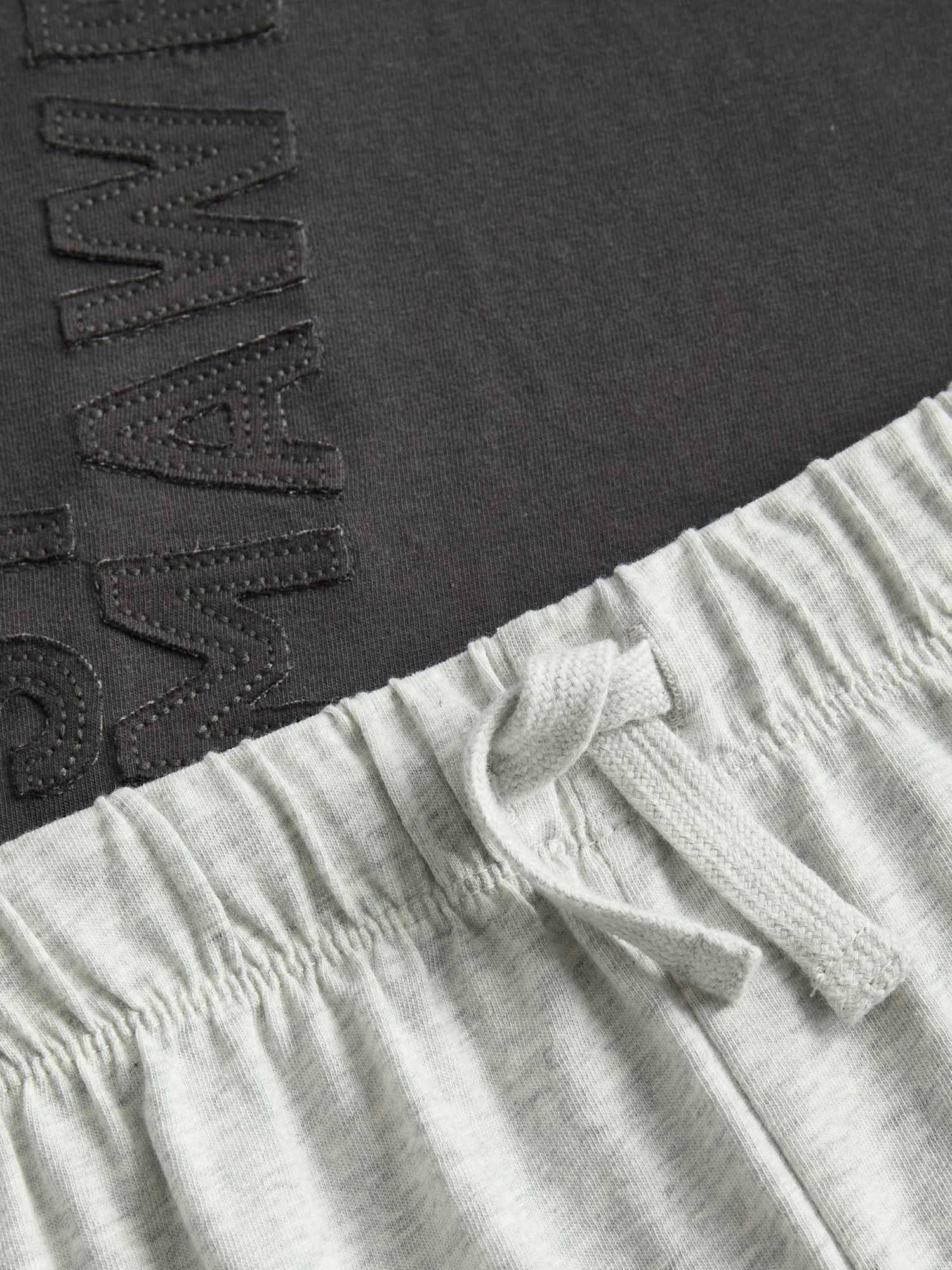 Marks & Spencer Conjuntos de Pijama de Algodón Puro Pack de 2, Ajuste Normal, Manga Corta, Cintura Elástica