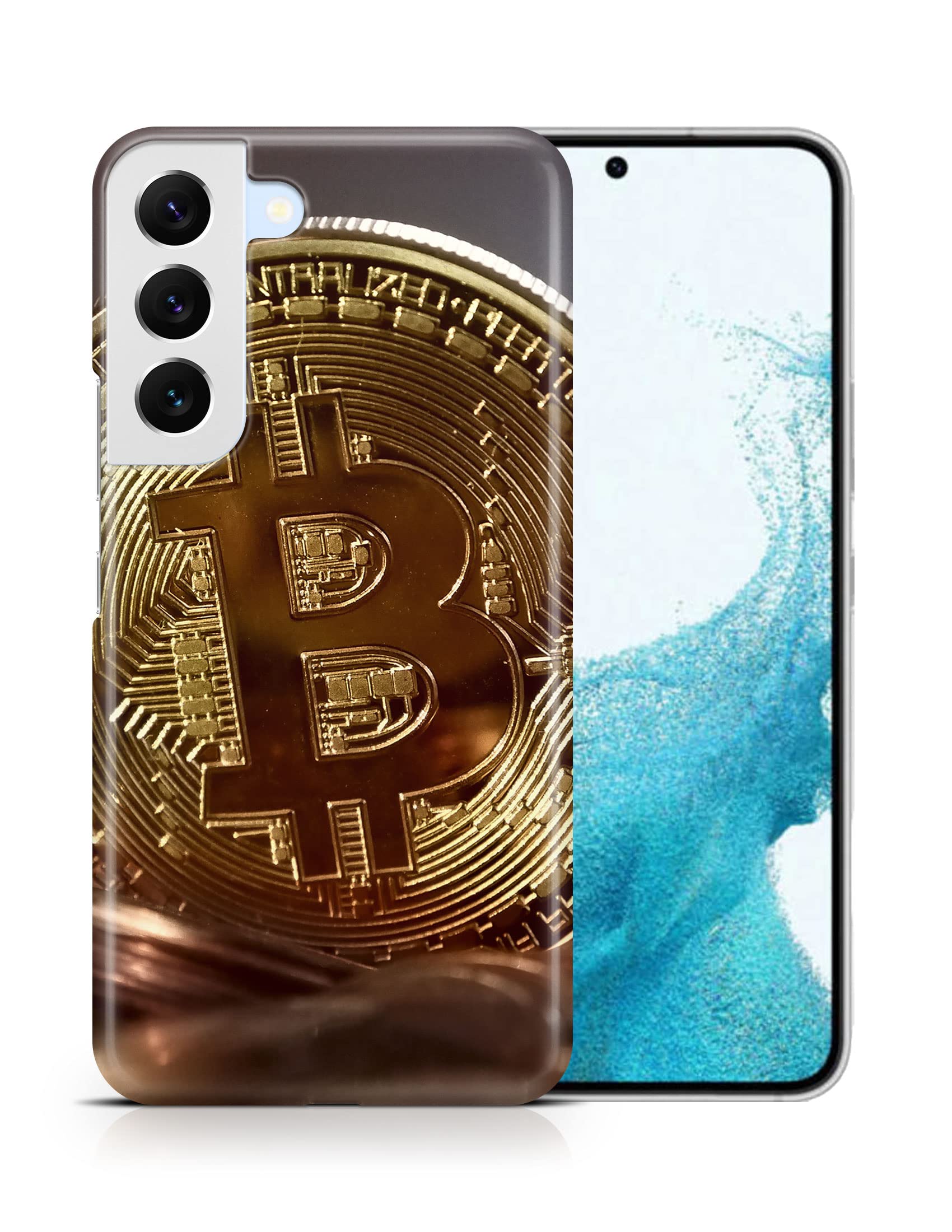 Bitcoin Cryptocurrency BTC Coin Phone CASE Cover for Samsung Galaxy S22 5G  : Amazon.sg: Electronics