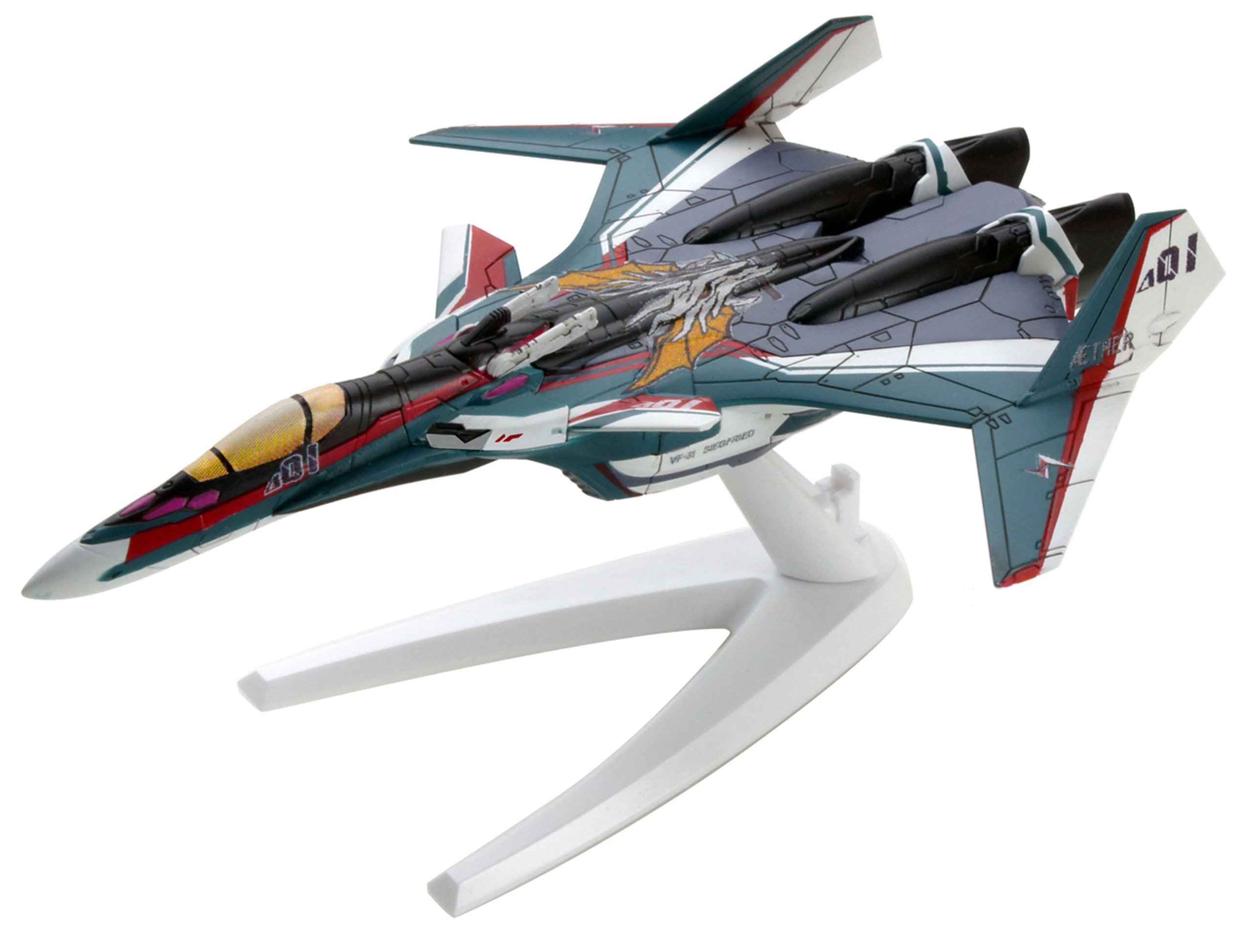 メカコレクション マクロスシリーズ マクロスデルタ VF-31S ジークフリード ファイターモード (アラド・メルダース機) プラモデル