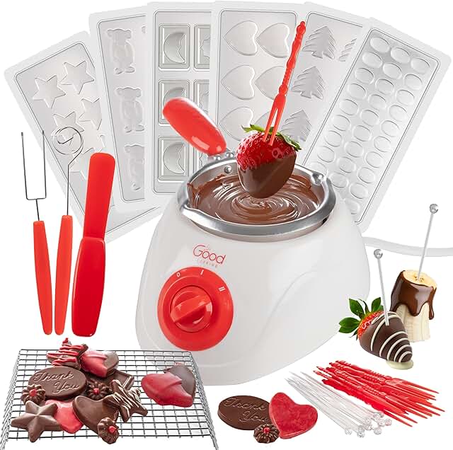 Electric Chocolate Melting Pot Set- Valentines Day Candy Bar Making or F...
