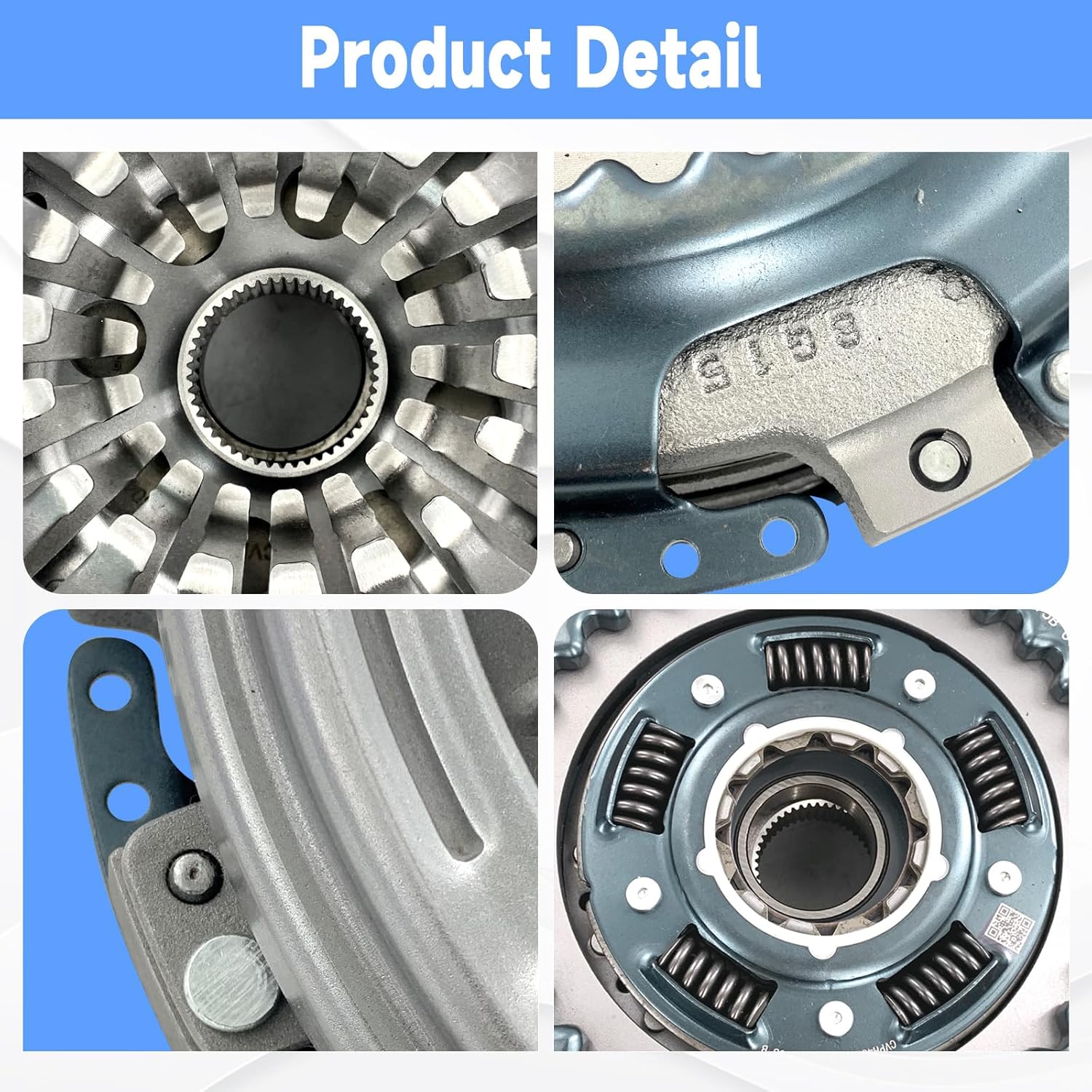 41200-2D220 Double Clutch Set Clutch Pressure Plate Compatible With 2015-2020 Hyundai E-lantra Kona Veloster Sonata Tucson Kia Forte Soul EV Forte5, 41200-2D100, 41200-2D101, 41200-2D200