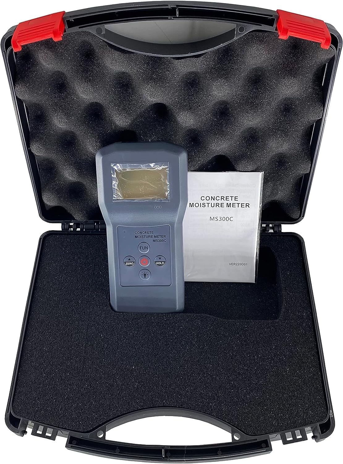 Concrete Moisture Meter Wall Moisture Tester with Measuring Range 0-70% Resolusion 0.1 Can Testing 10 Kinds of Materials
