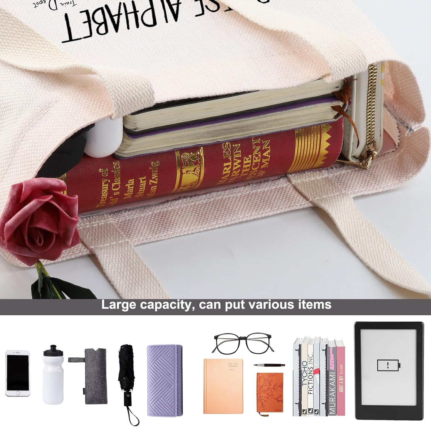 WZMPA Boise Alphabet Tote Bag Boise Travel Gift Boise City Shoulder Bag Boise Merchandise - Image 7