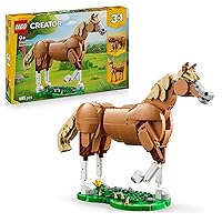 LEGO Creator 3 in 1 Cavallo Meraviglioso - Giocattolo con Animale Trasformabile in