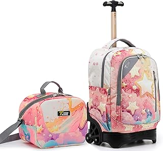 NEW TILAMI Girls 18 inch Rolling Backpack
