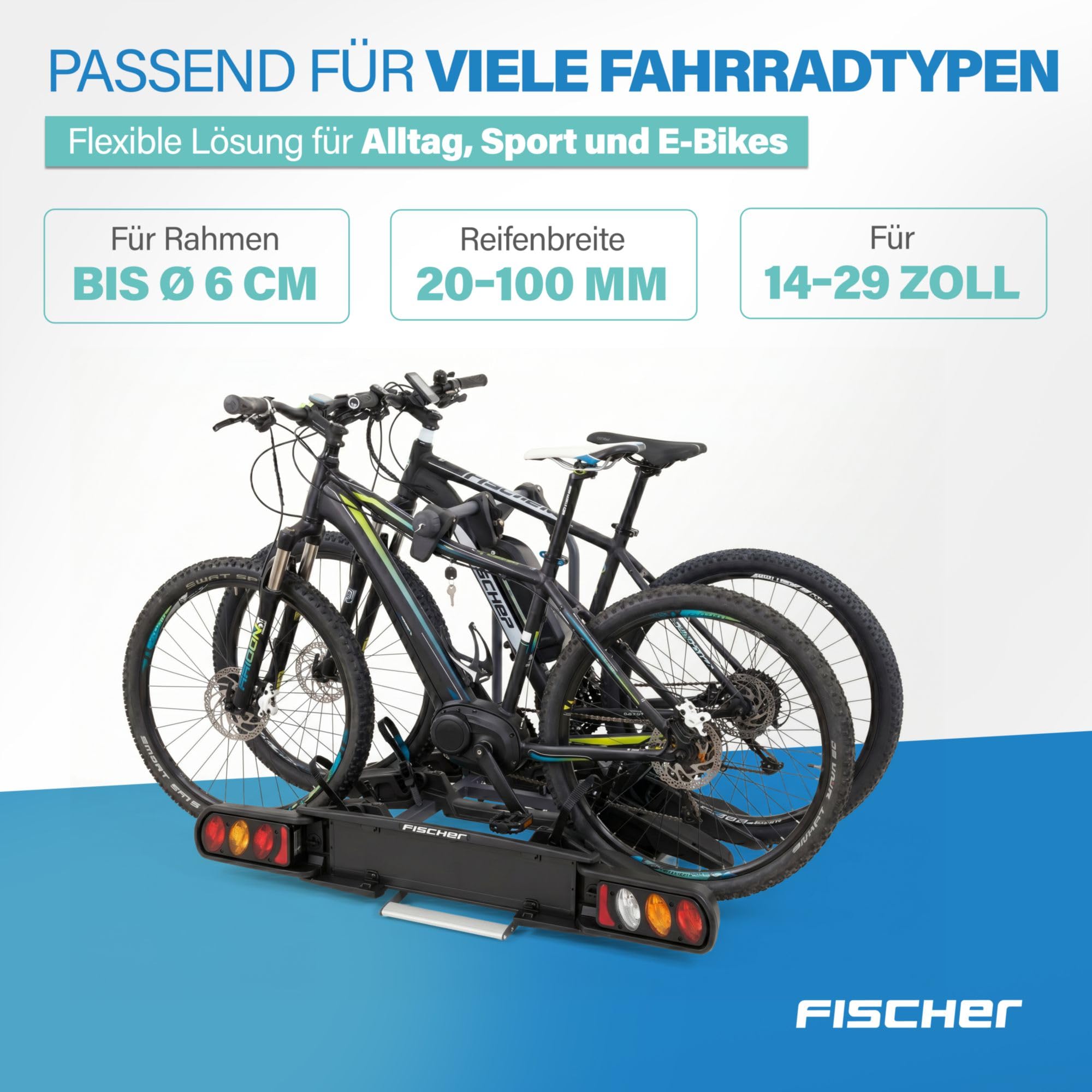 Fischer 10443 - Portabici per Frizione ProlineEvo 3