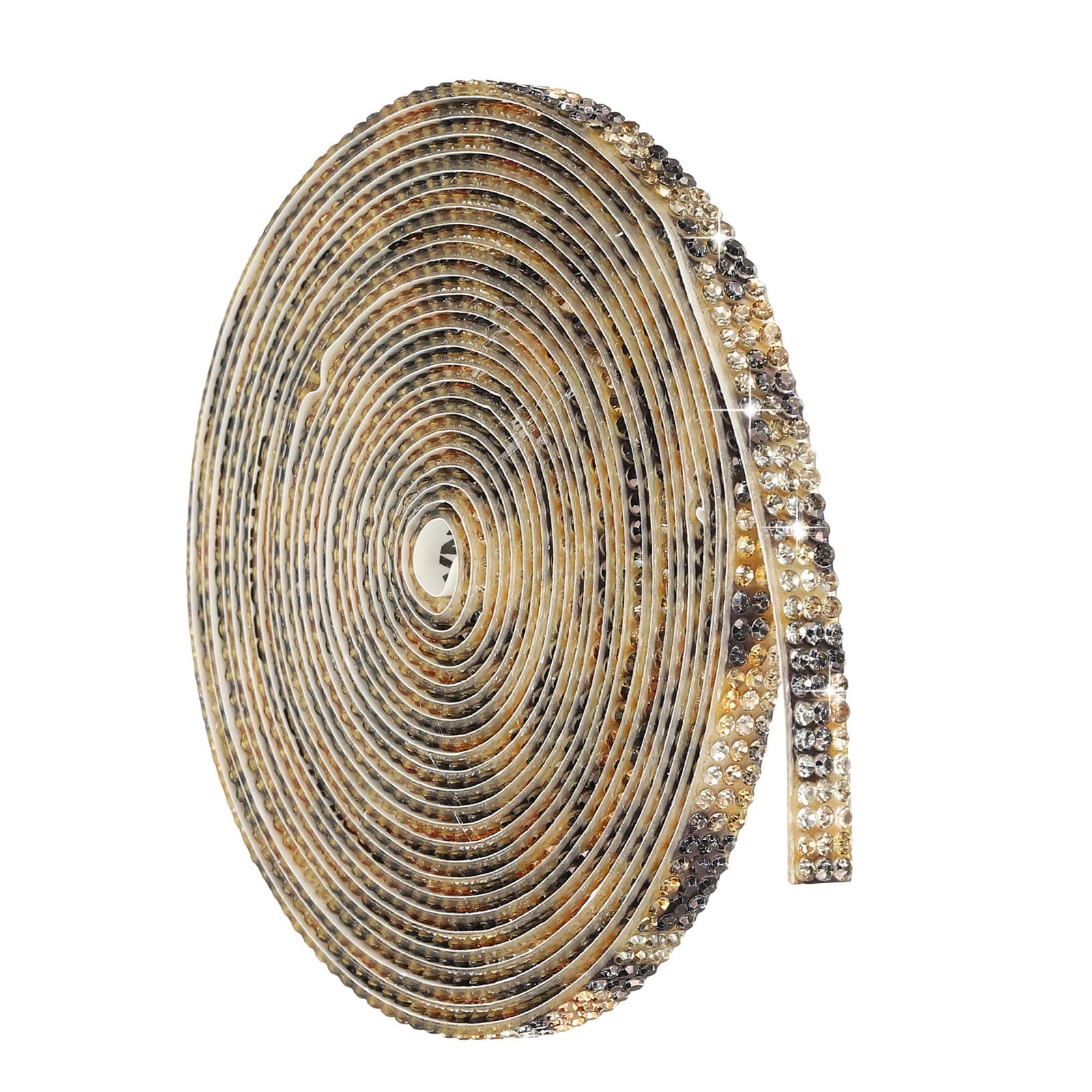 Ruban de strass autocollant 4m souple et thermocollant pour customisation voiture
