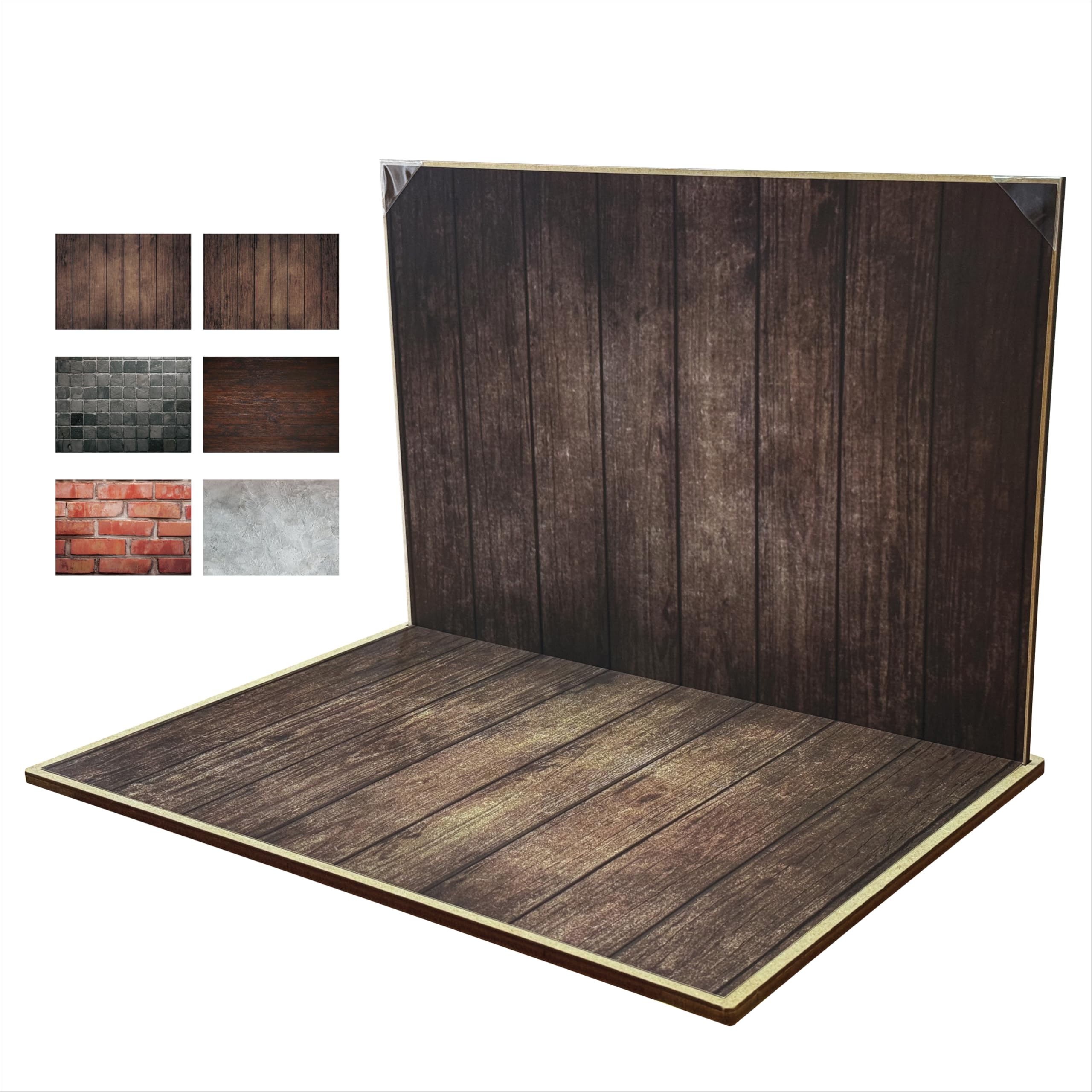 Amazon | テーブルフォトブース【ヴィンテージ】 商品撮影パネル＋背景