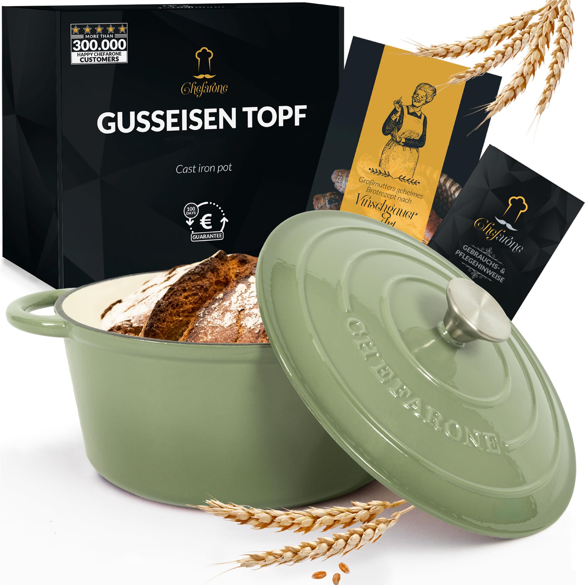 chefarone cocotte en fonte émaillée 26