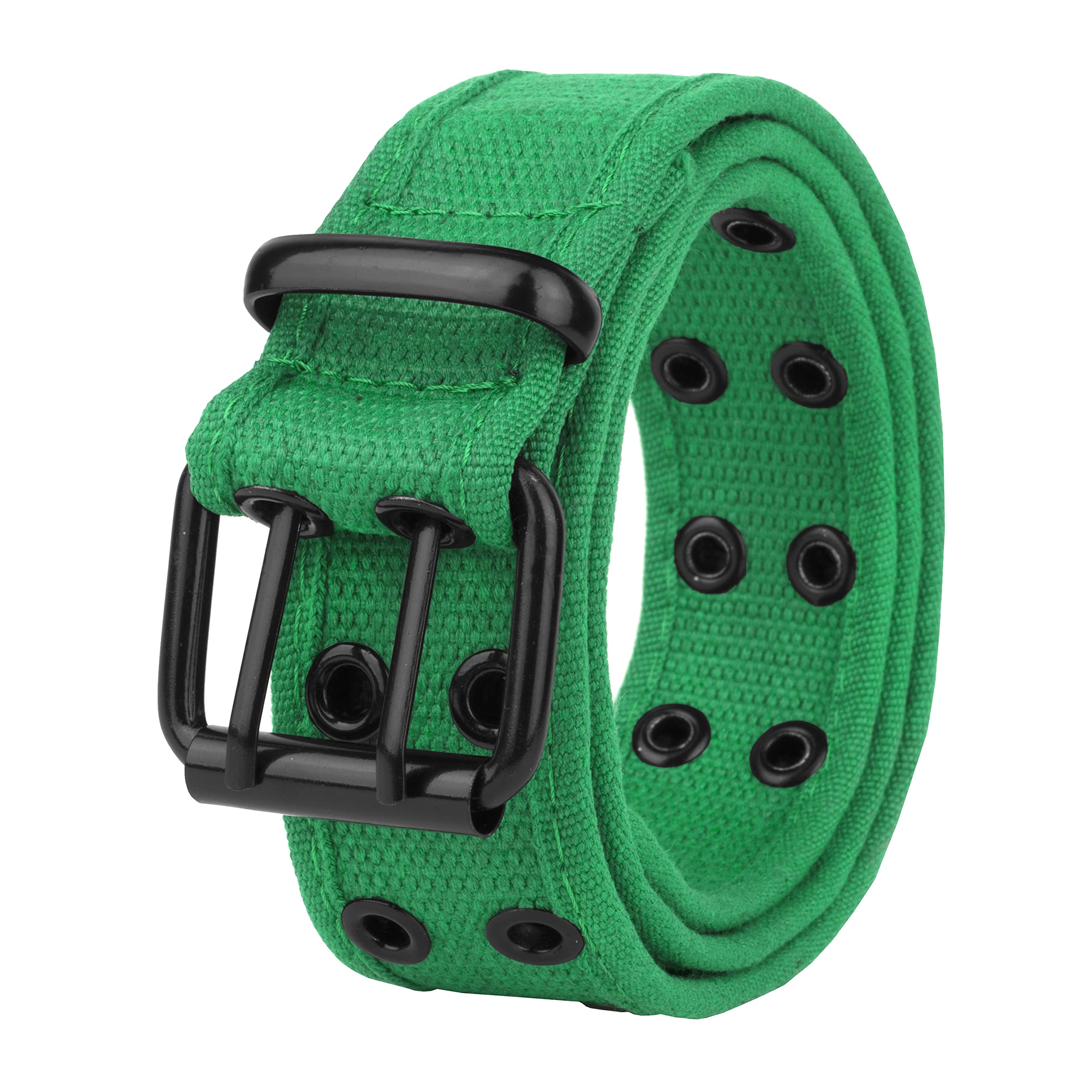 Gelante Canvas Double Grommet Hole Belt 12 Colors