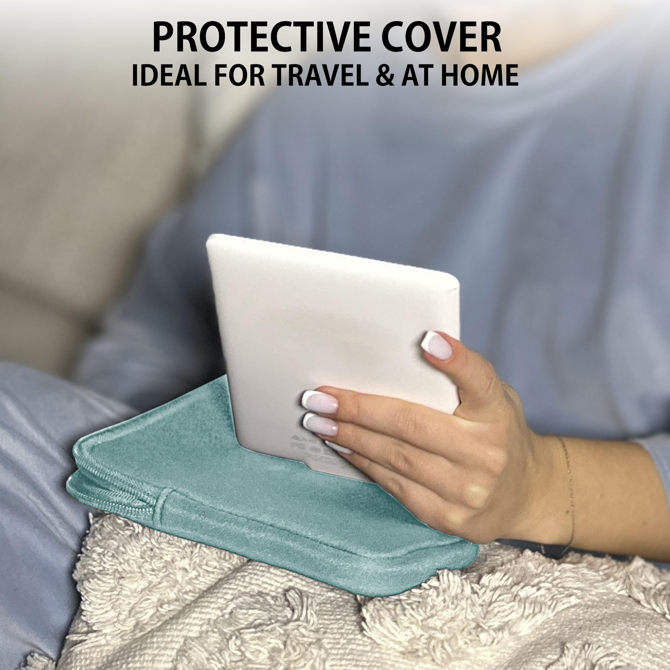 MyGadget Custodia in Neoprene per Tablet fino a 6,8 Pollici [ 19 x 13,5 cm ] - Custodia Protettiva per Kindle Paperwhite [ 2024 ] | Tolino Vision 1-4 | Shine 1-3 - Blu Chiaro