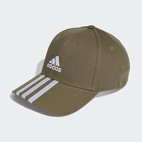 Immagine del prodotto adidas 3-Stripes Cotton Twill Baseball, Cap, Unisex-Adulto, Olive Strata/White, XS