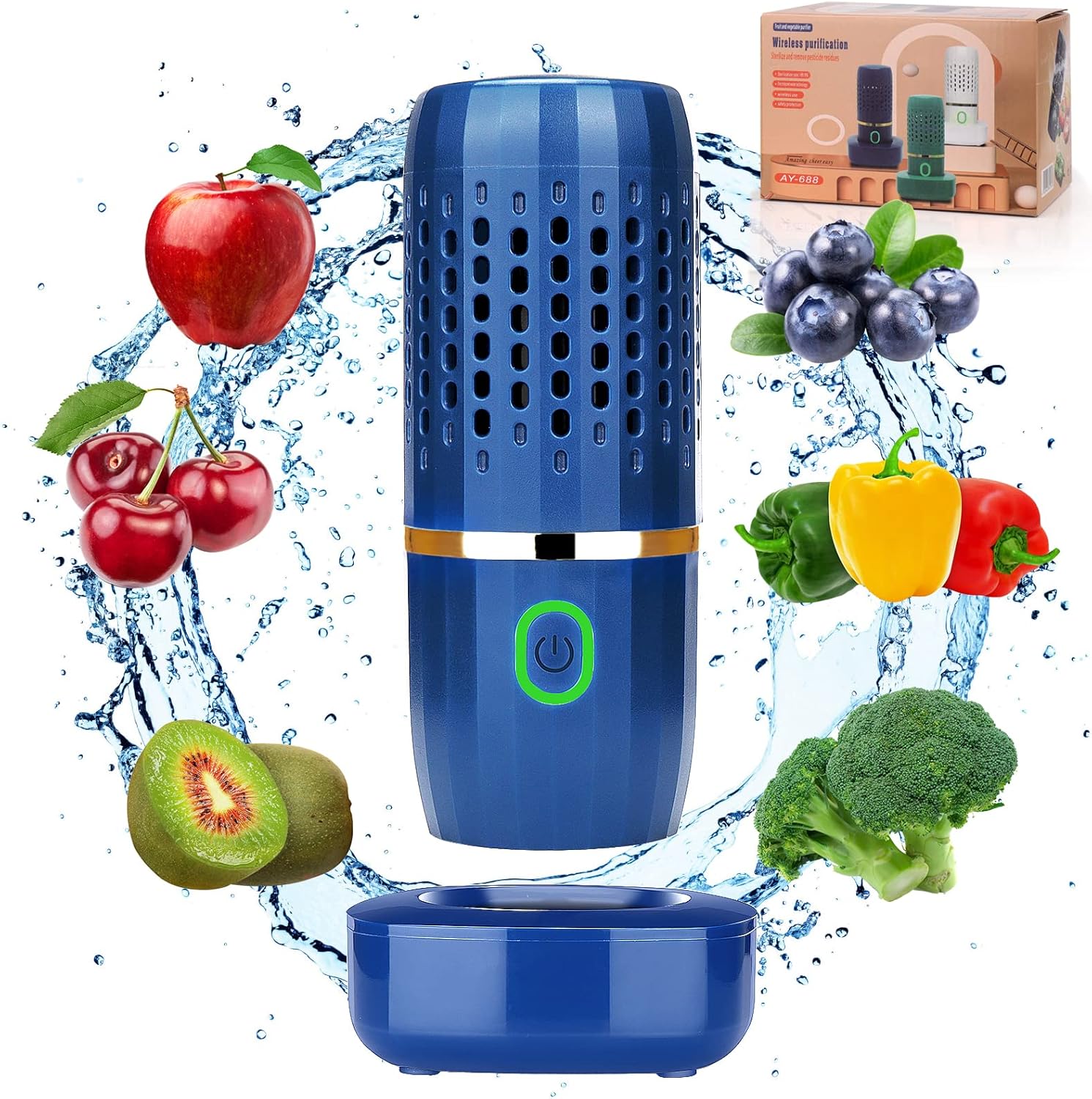 Capsule Fruit and Vegetable Purifier Portable Fruit and