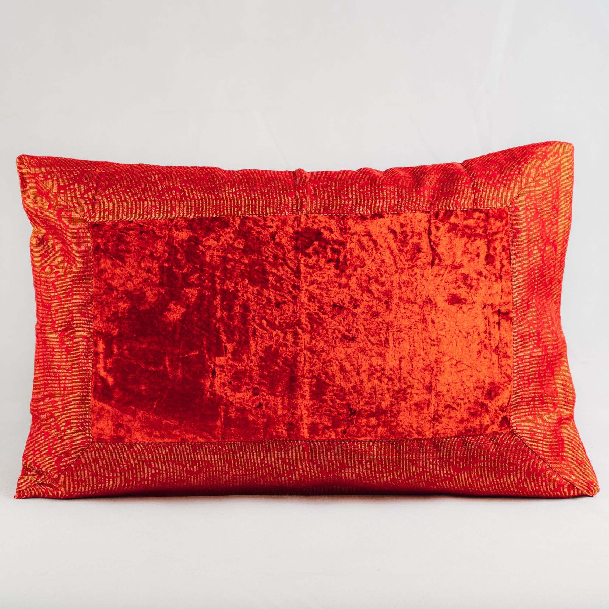 Indian Cushion 40 x 60 cm Cushion Cover Oriental Design Cover India, red, 40 x 60 cm