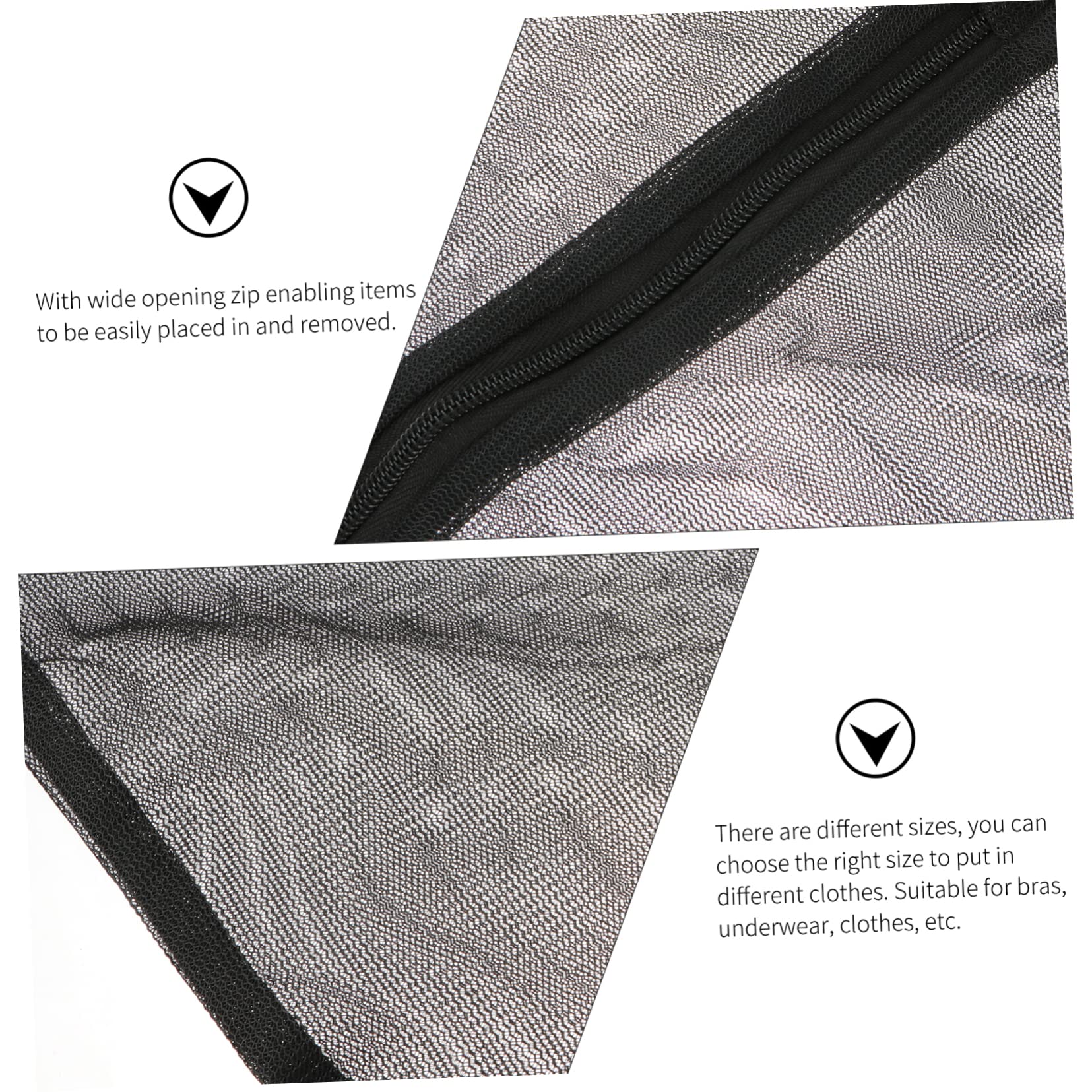 PRETYZOOM Set Di 9 Grandi Sacchetti Per Il Bucato in Rete Con Coulisse Per Lavatrice Reggiseni Biancheria Intima Campeggio Dormitori