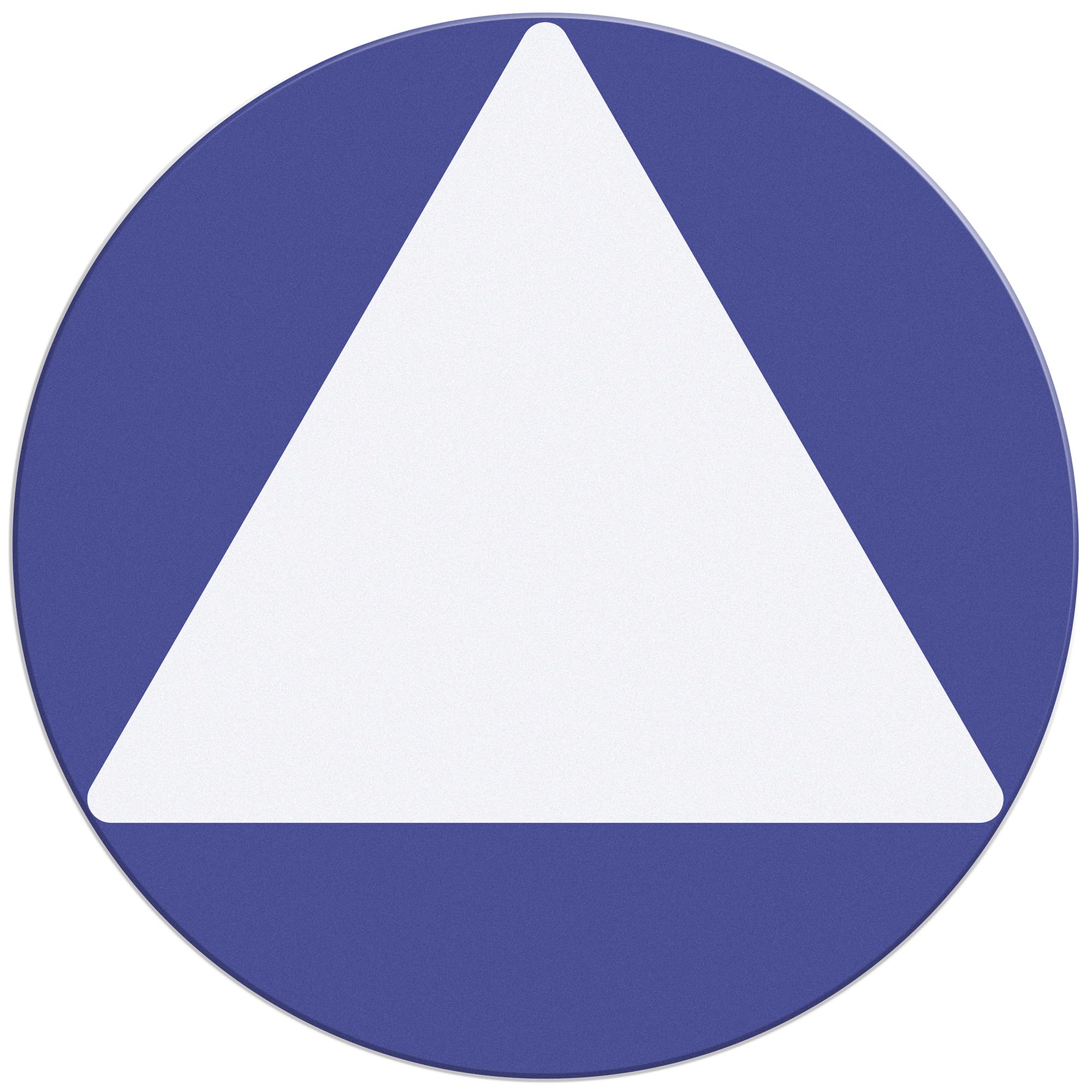 Unisex Blue Restroom Sign, California Title 24 Compliant All Gender Door Sign, Outdoor and Inside Toilet Wall Sign for Business Office Mall Home,