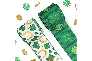 St. Paddy's Day Wired Ribbon: The Luck of the Irish in Every Roll