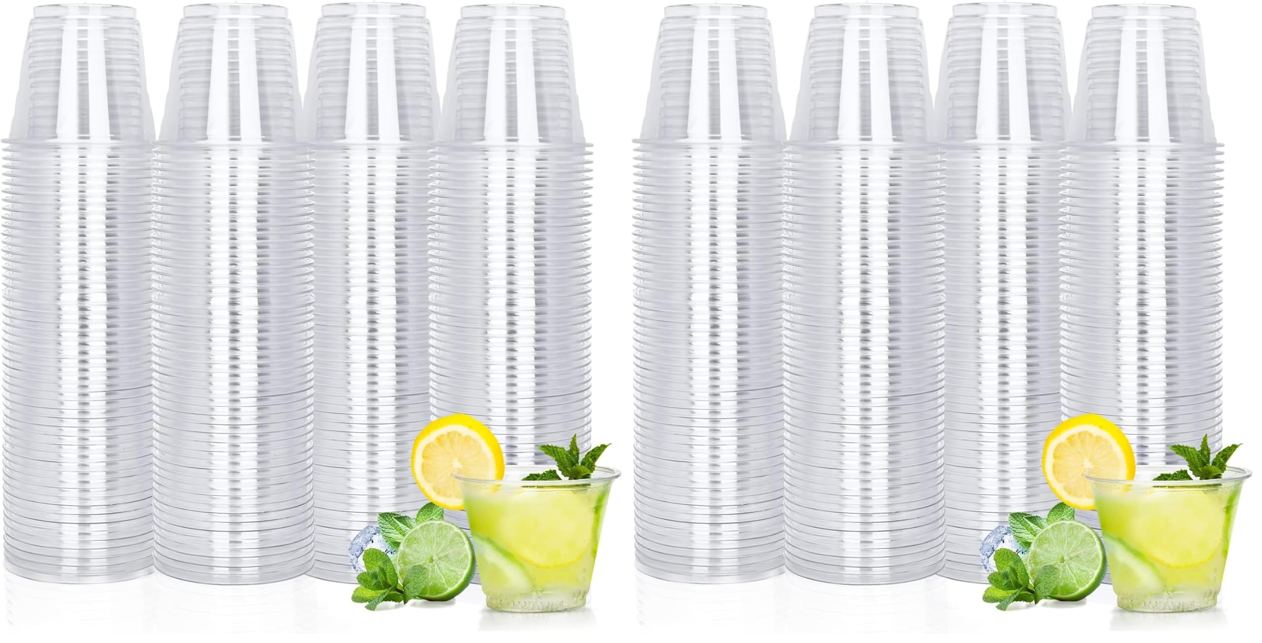 TashiBox 100 Count - 16 Ounce Plastic Cups, Ice Coffee Cups To Go - Crystal Clear PET Party Cups — Amazon image 24