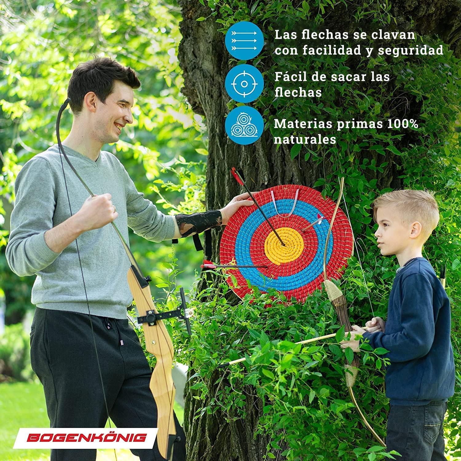 Diana Arco de Paja Resistente a la Intemperie para Adultos y niños I Diana de Paja para Arco y Flecha y Ballesta, Accesorios de Diana Tiro con Arco