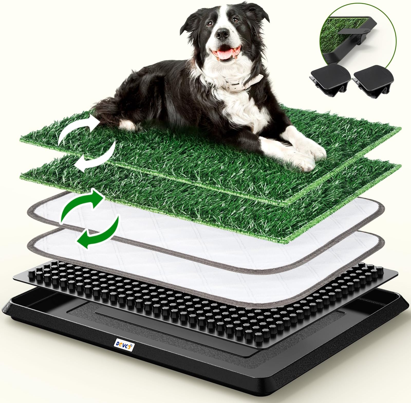 PoochPad Artificial Turf for Dogs (16” x 24”) Made in USA
