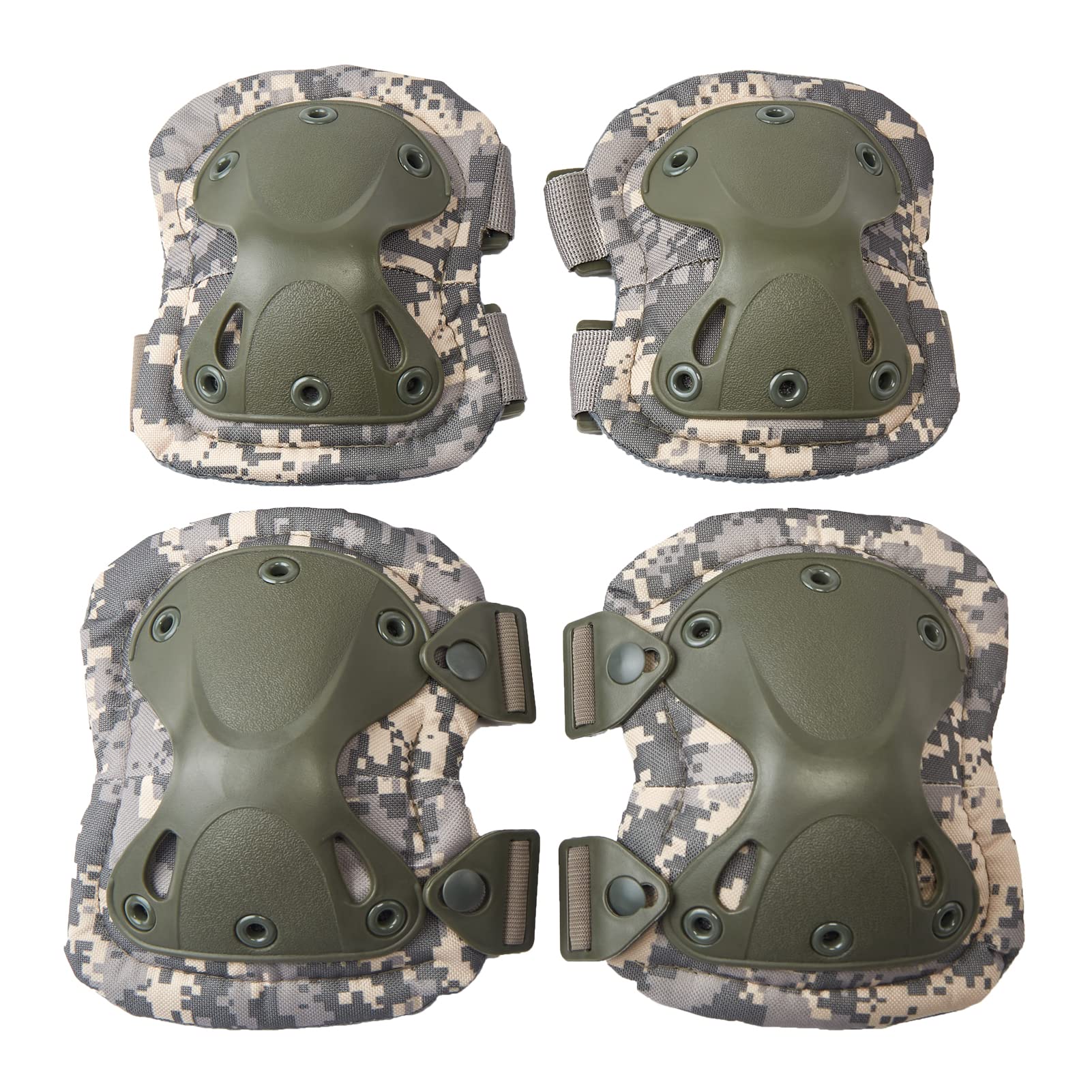 ArcEnCiel Tactical Combat Knee & Elbow Protective Pads Guard Set