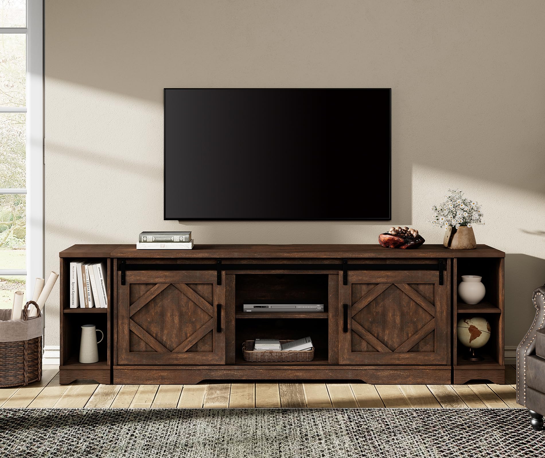 WAMPAT Farmhouse TV Stand