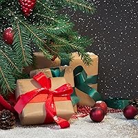 Vista 5 de PLULON 60 hojas de papel de seda marrón a granel, hojas de papel de seda para envolver regalos, papel de seda para embalaje, para regalos