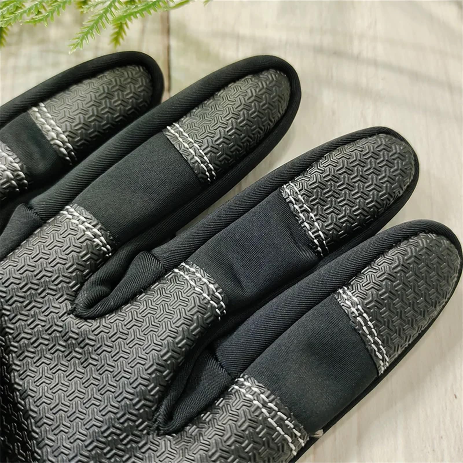Guanti da Equitazione Guanti da Equitazione Invernali con Cerniera Caldi Guanti da Cavallo in Peluche Antivento da Donna Attrezzatura da Sci Nera Femminile per Una Presa Migliore