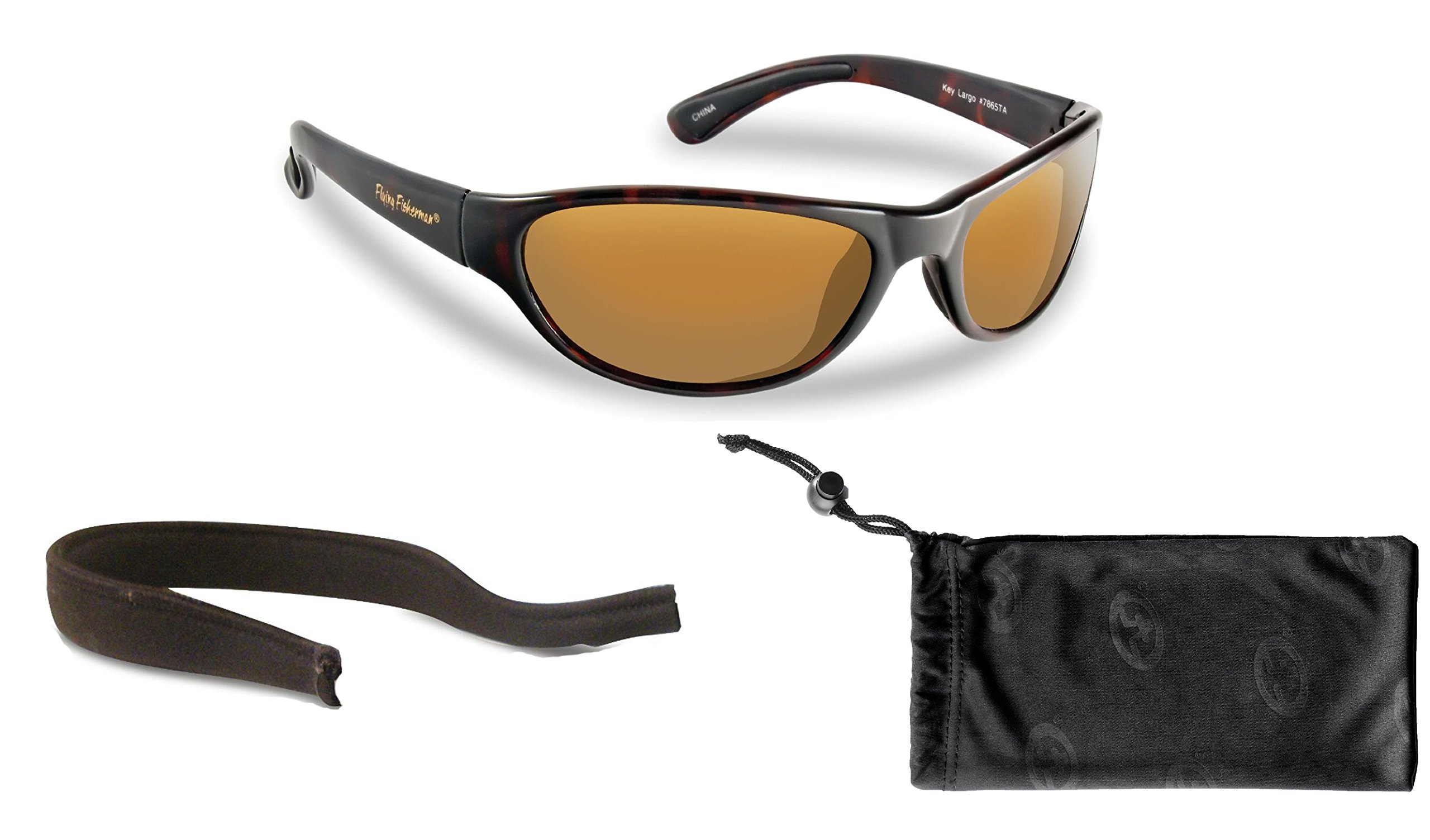 Flying FishermanKey Largo Polarized Sunglasses Bundle Kit