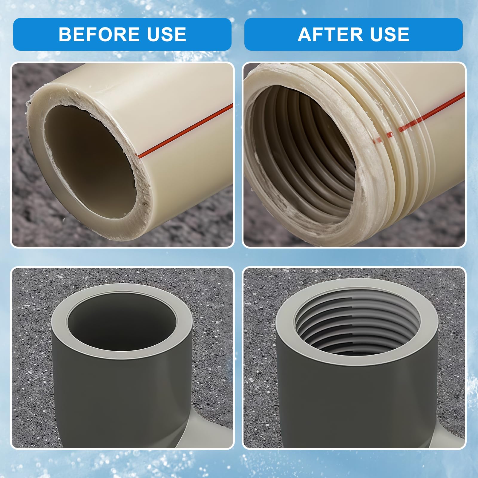 Pipe Tap Set, 1/2 and 3/4 Inch Tap Pipe Tap 1/2 3/4 Inch Tap Set - Image 4