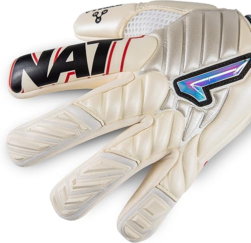 Miniatura 5 de Guantes de portero Rinat Meta GK Pro - Golero Sport (blancoplateado, 10)