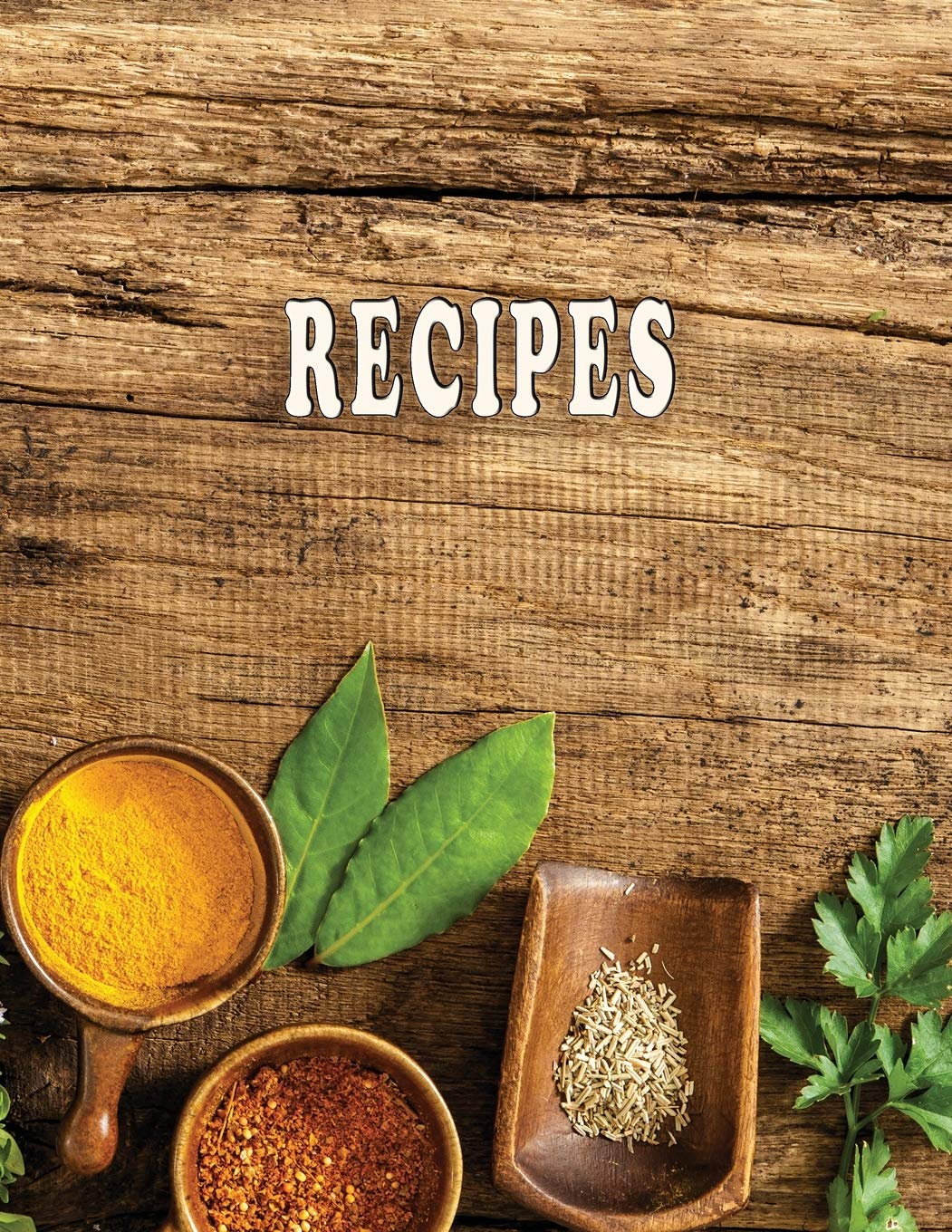 Low Vision Recipe Book Large Print With Bold Lines: Personal Cookbook With High Contrast Black Print on White Paper for Visually Impaired