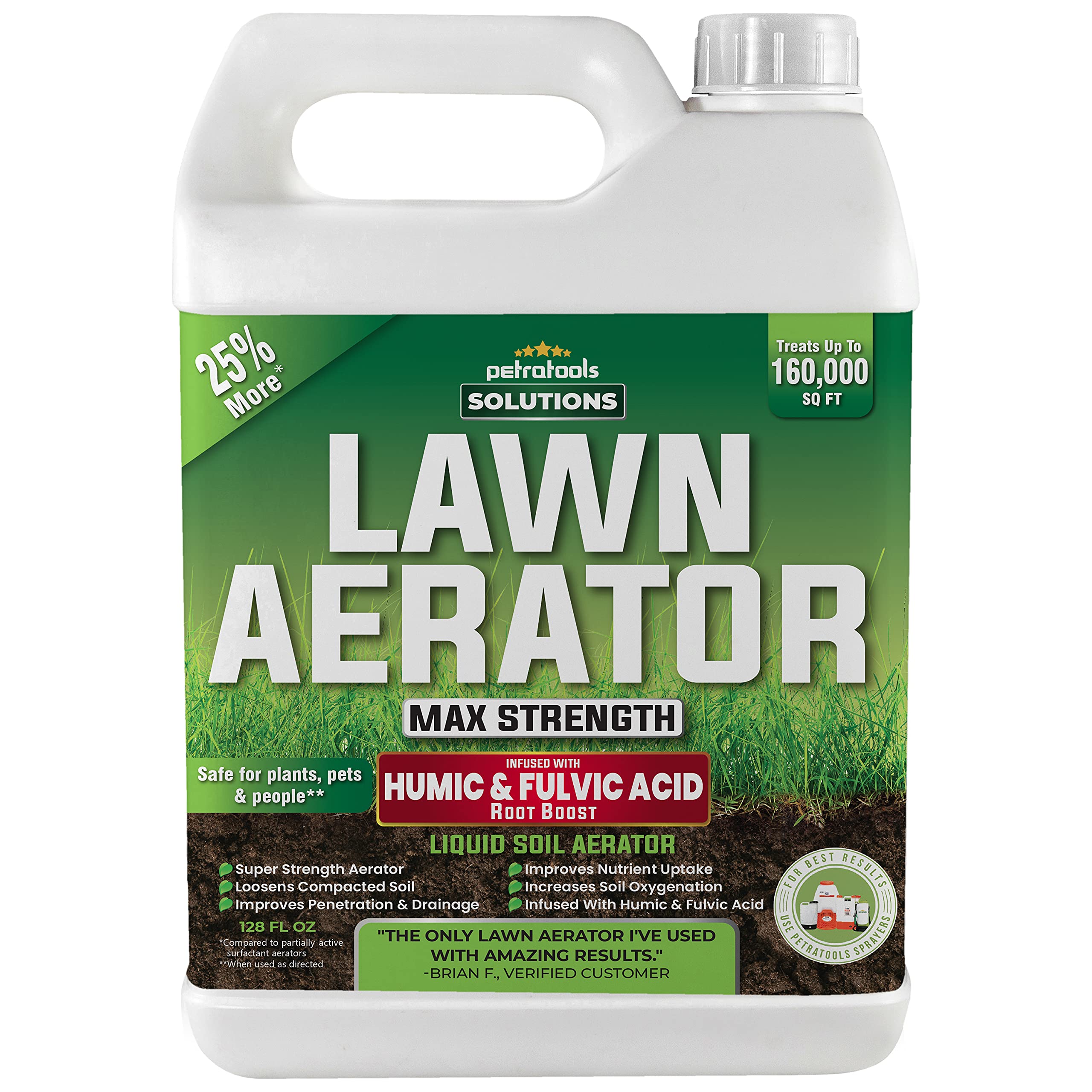 Buy PetraTools Liquid Aeration for Lawn with Humic & Fulvic