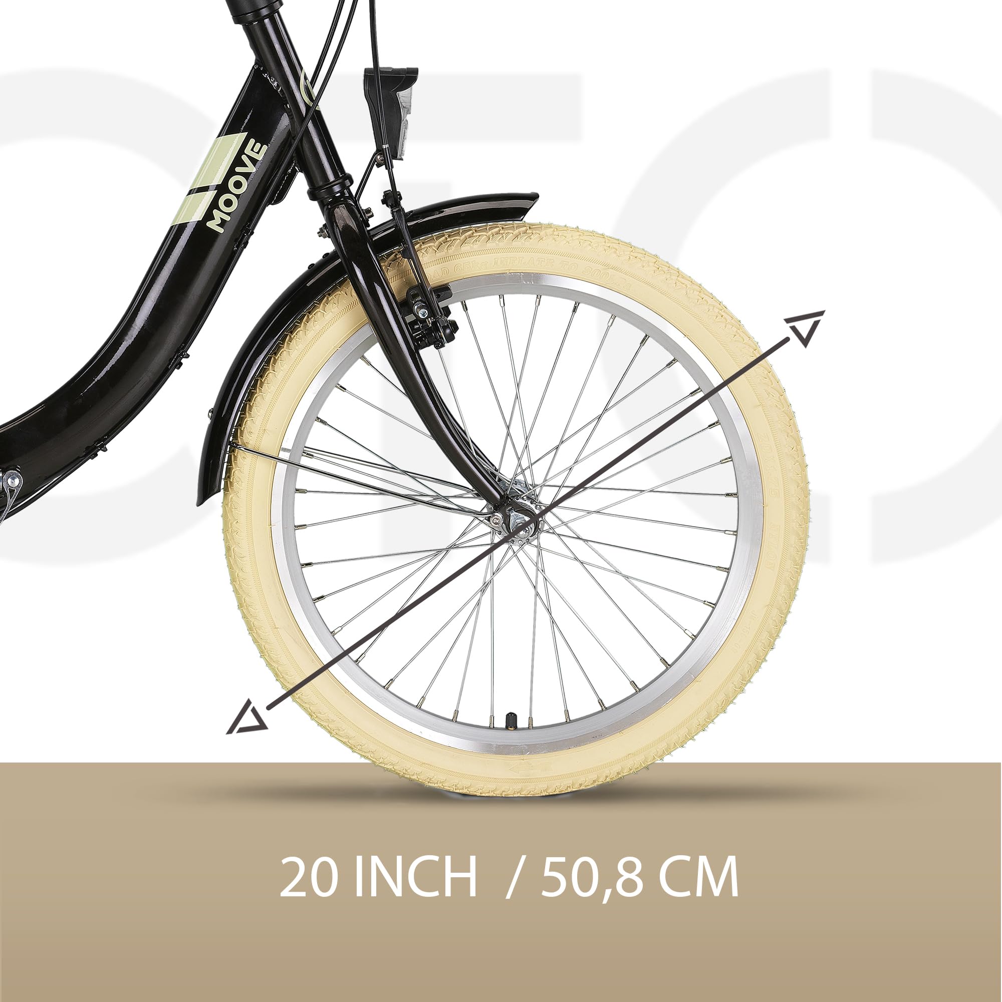 PACTO-Eight Hochwertiges Faltrad 27cm Stahlrahmen 20 Zoll Doppelwandige Aluminiumfelgen 6 Gang Shimano Umwerfer Klapprad Faltrad Zusammenklappbares Kompaktes Falträder Erwachsene
