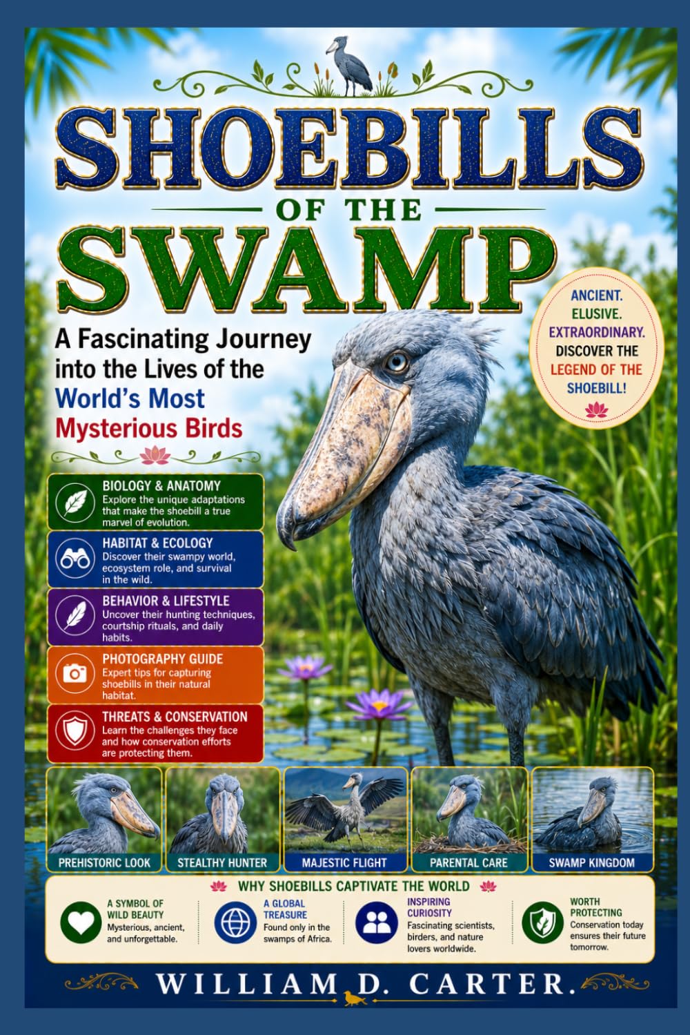 SHOEBILLS OF THE SWAMP: A Fascinating Journey into the Lives of the World’s Most Mysterious Birds