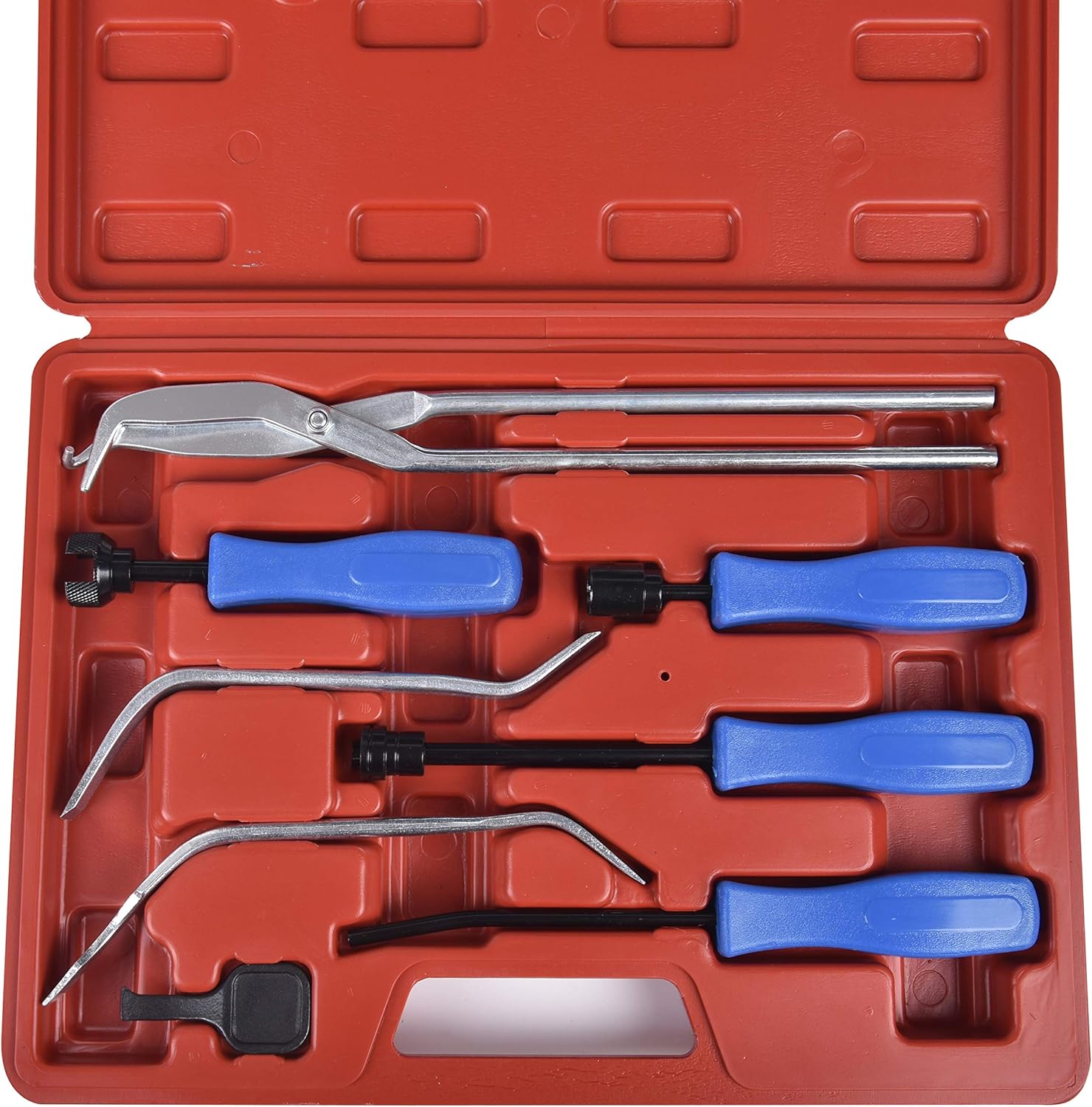 MAKOTOOLS Professional Drum Brake Tool Set with Brake Retaining Spring Tool, Brake Spring Pliers, 8pcs