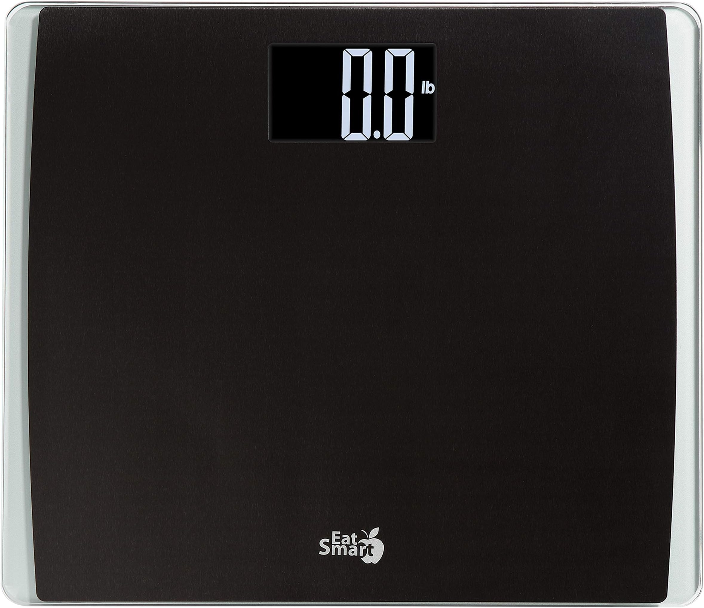 EatSmartPrecision High Capacity Scale with Extra Wide Platform, 550 Pound, Black
