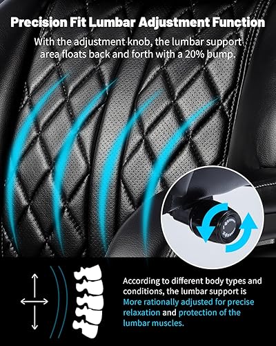 Miniatura 3 de Sillas ejecutivas de 800 libras, sillas de escritorio ejecutivas con soporte lumbar ajustable, silla de oficina para personas pesadas, silla de