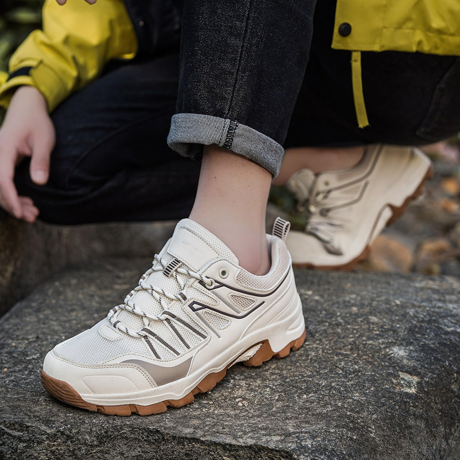 Scarpe Trekking Uomo Leggere per Viaggi Escursionismo Camminate